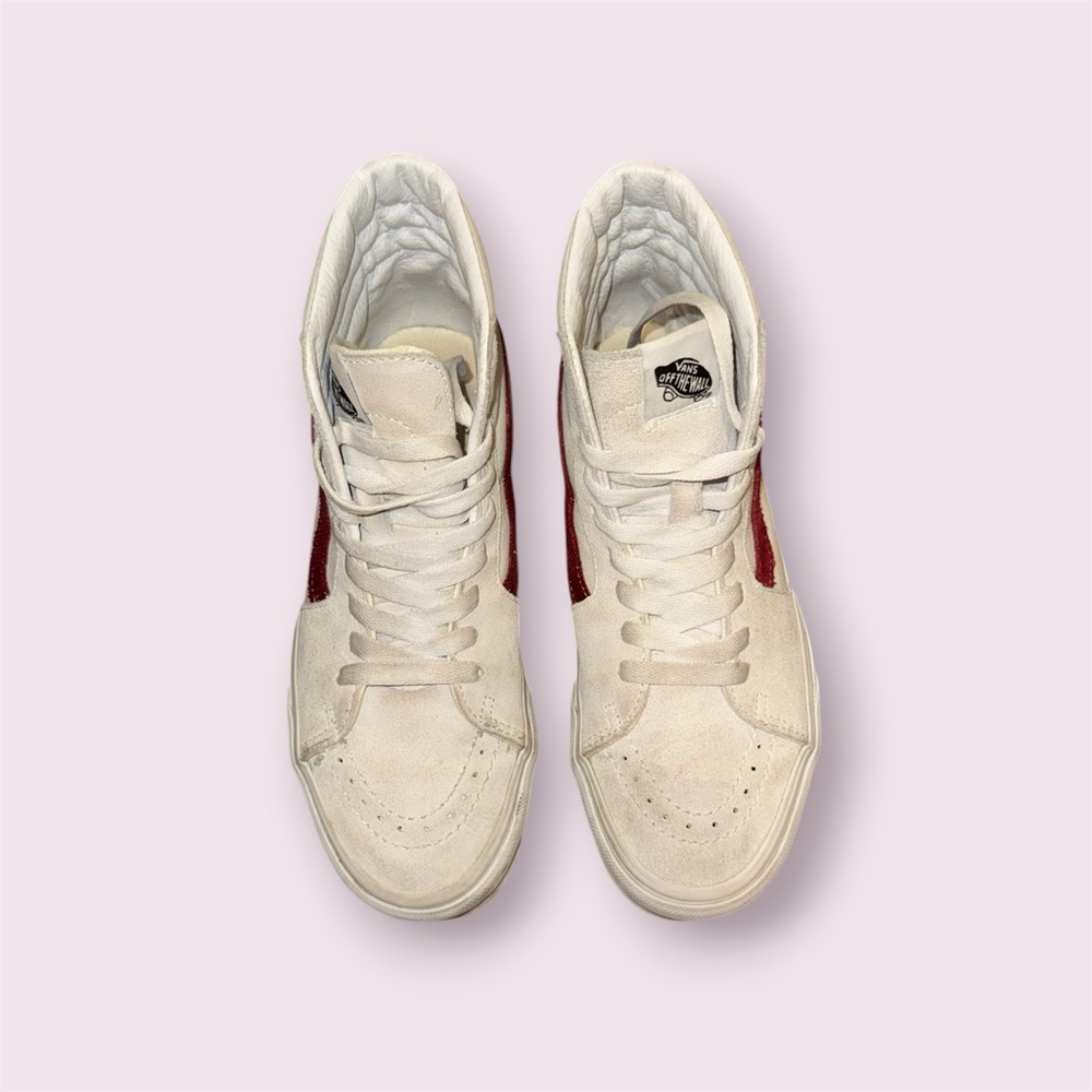 Vans Sk8-Hi Classic Sport White Port Royal – Women’s 8 / Men’s 6.5 - Picture 3 of 7